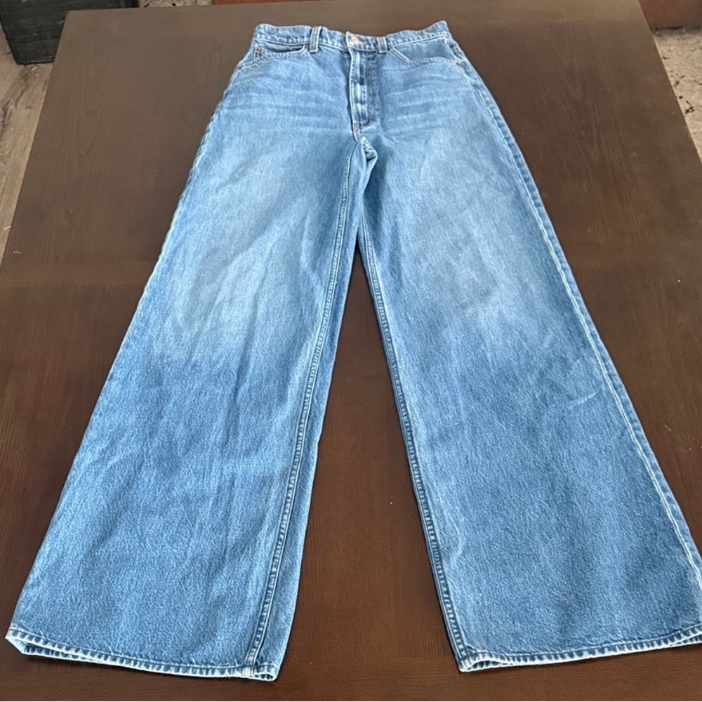 MOTHER Light Blue Flare Jeans